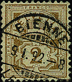 2 Rp. olivbraun