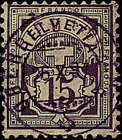 15 Rp. stumpfpurpur