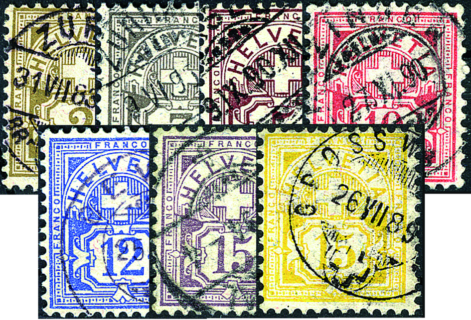 1882-1889, Ziffermuster