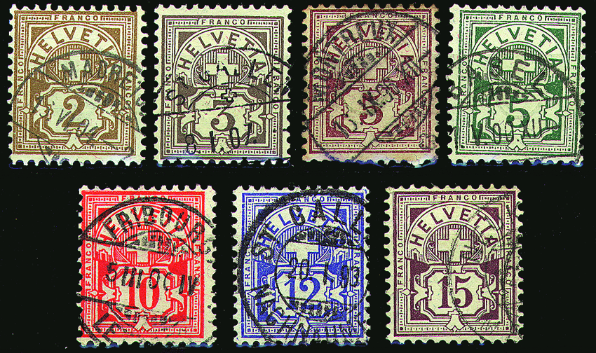 1894-1899, Ziffermuster