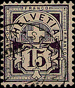 15 Rp. braunlila