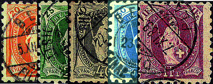1888, Stehende Helvetia