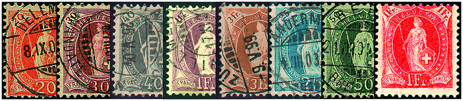 1900-1903, Stehende Helvetia