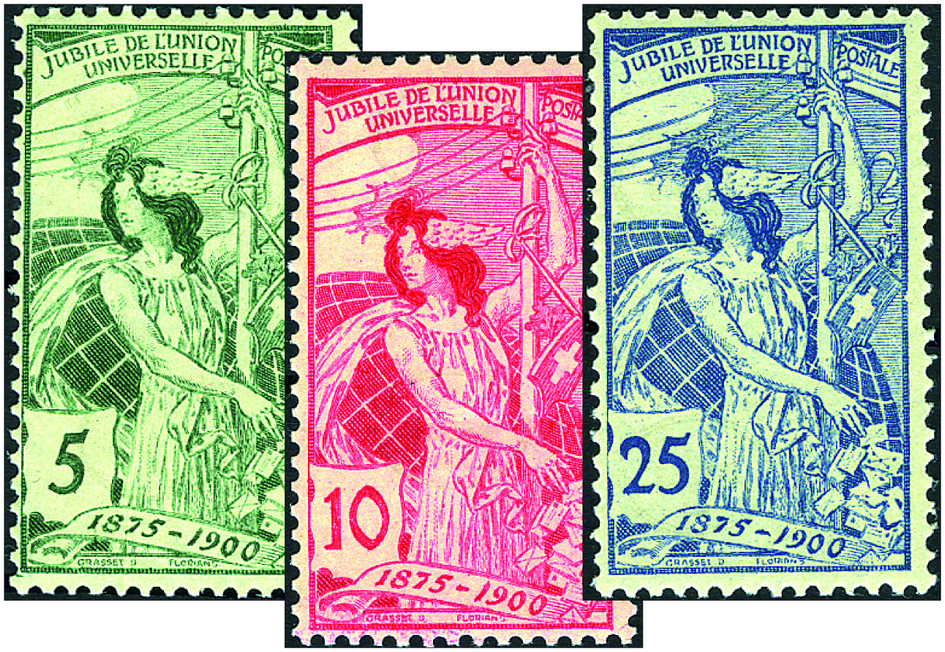 1900, 25 Jahre Weltpostverein