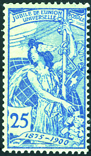 25 Rp. blau