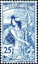 25 Rp. tiefblau