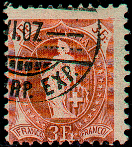 3 Fr. hellbraun