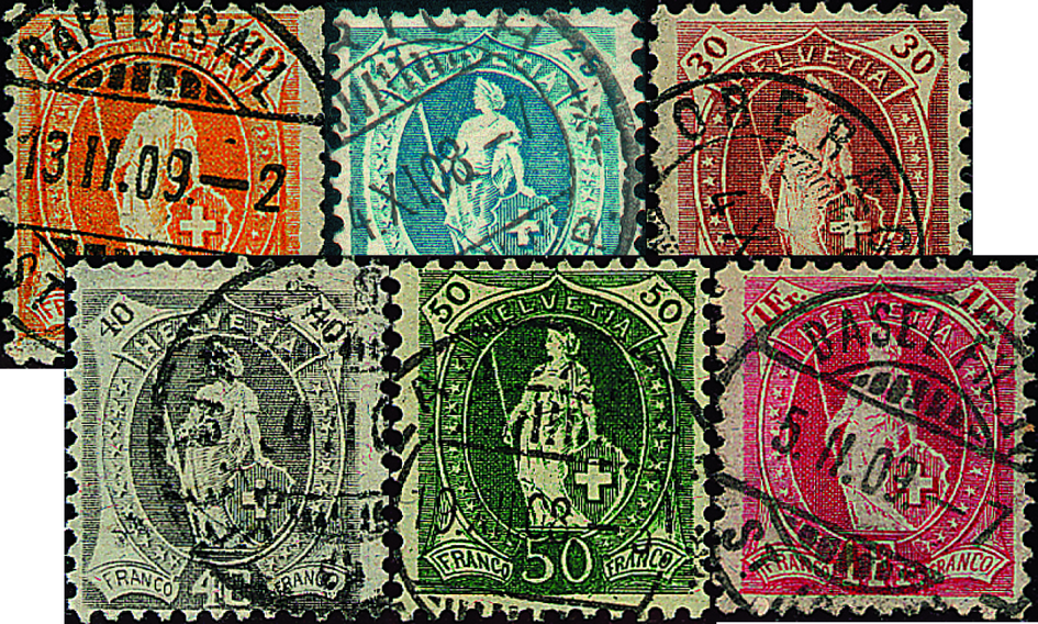 1907-1908, Stehende Helvetia