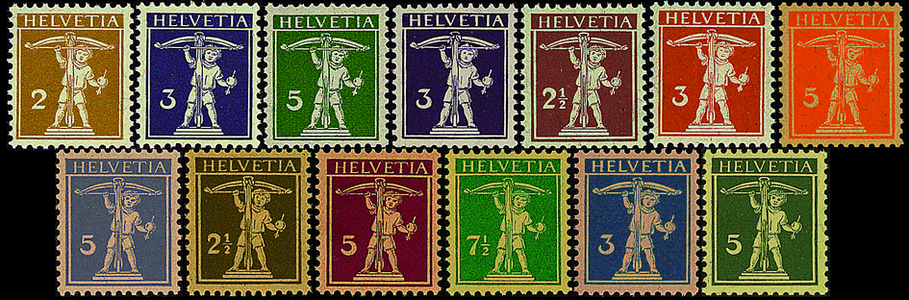 1909-1930, Tellknabe mit Armbrust