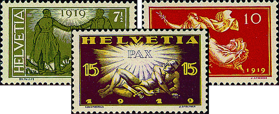 1919, Friedensmarken