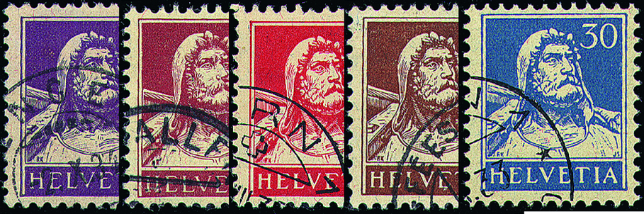 1914-1933, Tellbrustbild