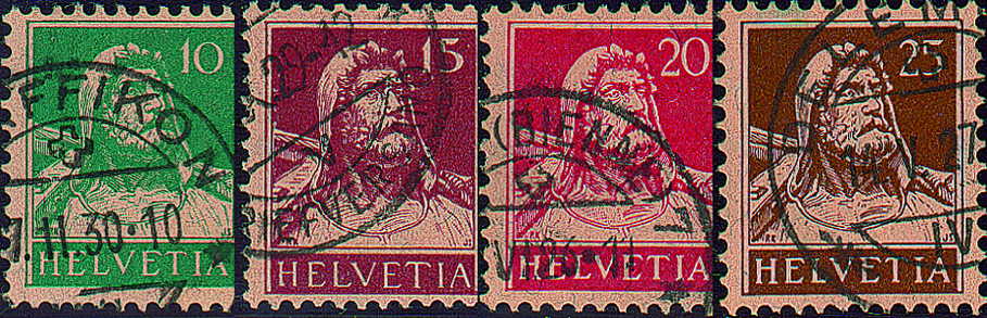 1914-1933, Tellbrustbild