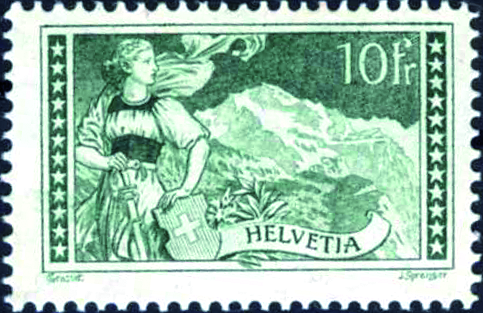 10 Fr. Jungfrau, grün