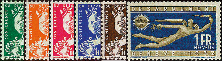1932, Gedenkausgabe zur Abrüstungskonferenz in Genf
