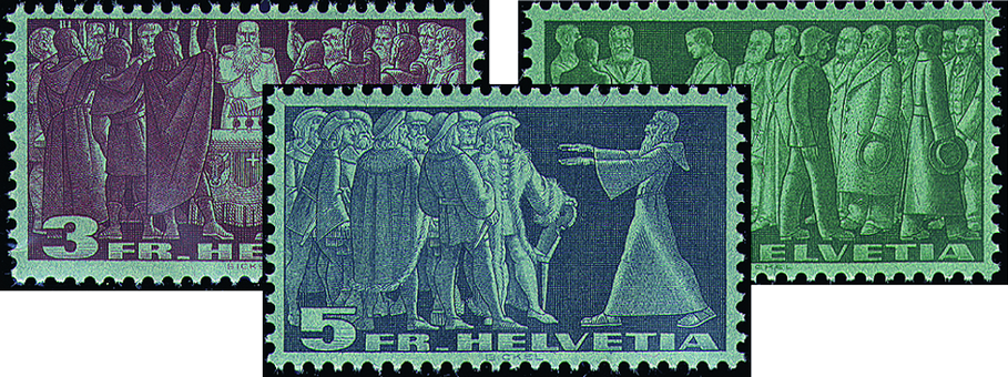 1938-1955, Symbolische Darstellungen