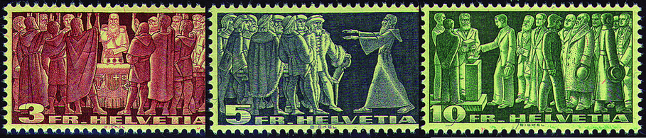 1938-1955, Symbolische Darstellungen