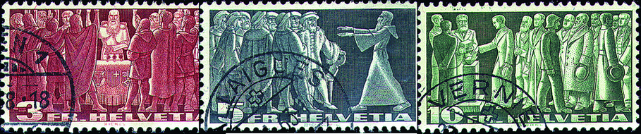 1938-1955, Symbolische Darstellungen