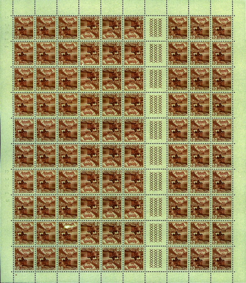 10 Rp. rötlichbraun