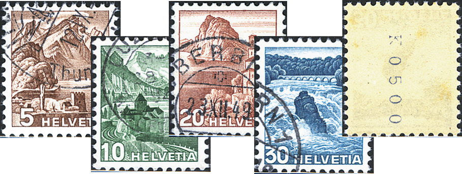 1948, Farbänderungen der Landschaftsbilder und neues Bildmotiv