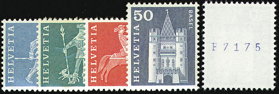1960-1968, Postgeschichtliche Motive und Baudenkmäler