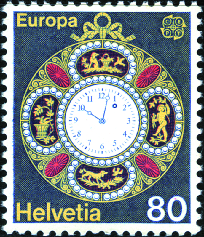 80 Rp., Abart:" Roter Punkt in der Null von 80"