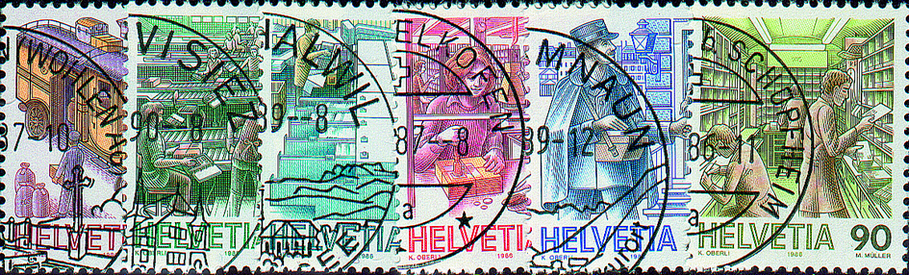 1986-1987, Postbeförderung