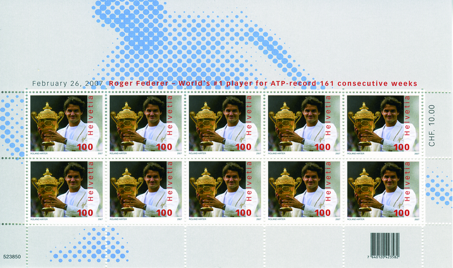 100 Rp. Roger Federer