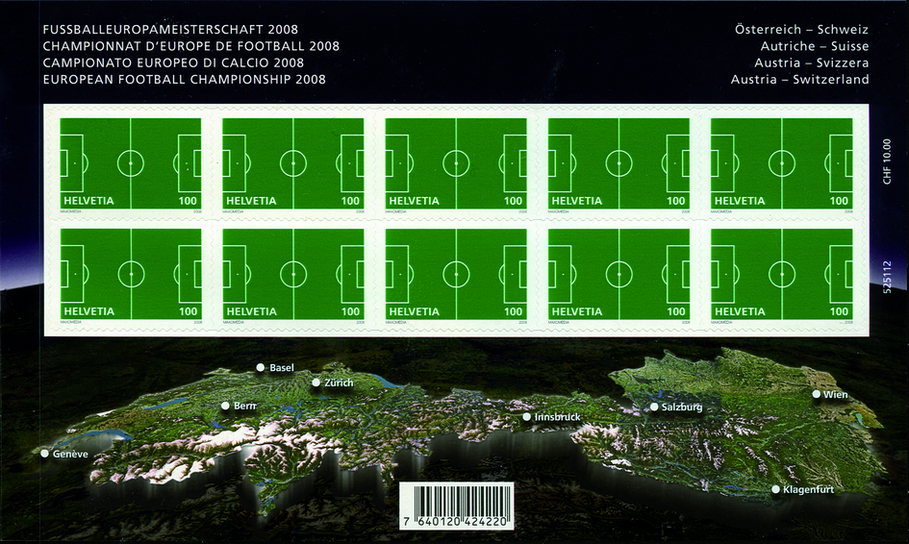 100 Rp. Europameisterschaft 2008