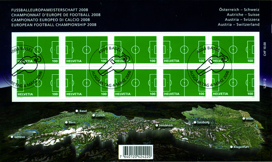 100 Rp. Europameisterschaft 2008