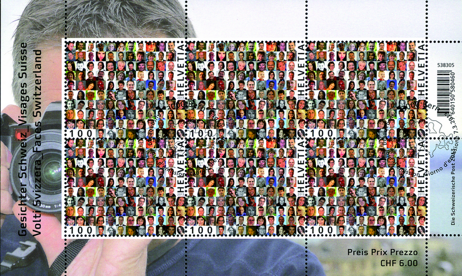 100 Rp. Gesichter Schweiz