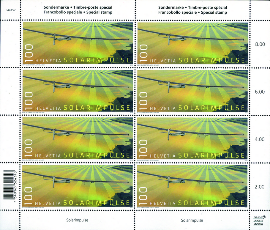 100 Rp. Solar Impulse