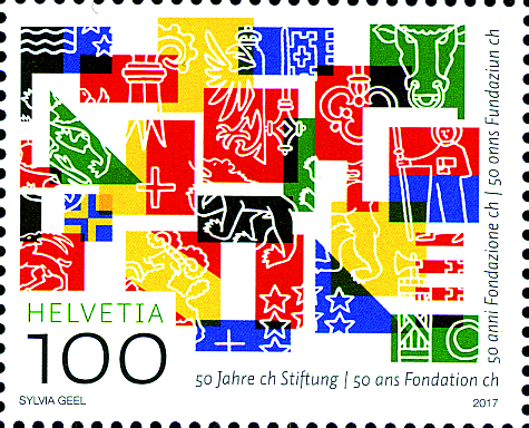 100 Rp. 50 Jahre ch Stiftung