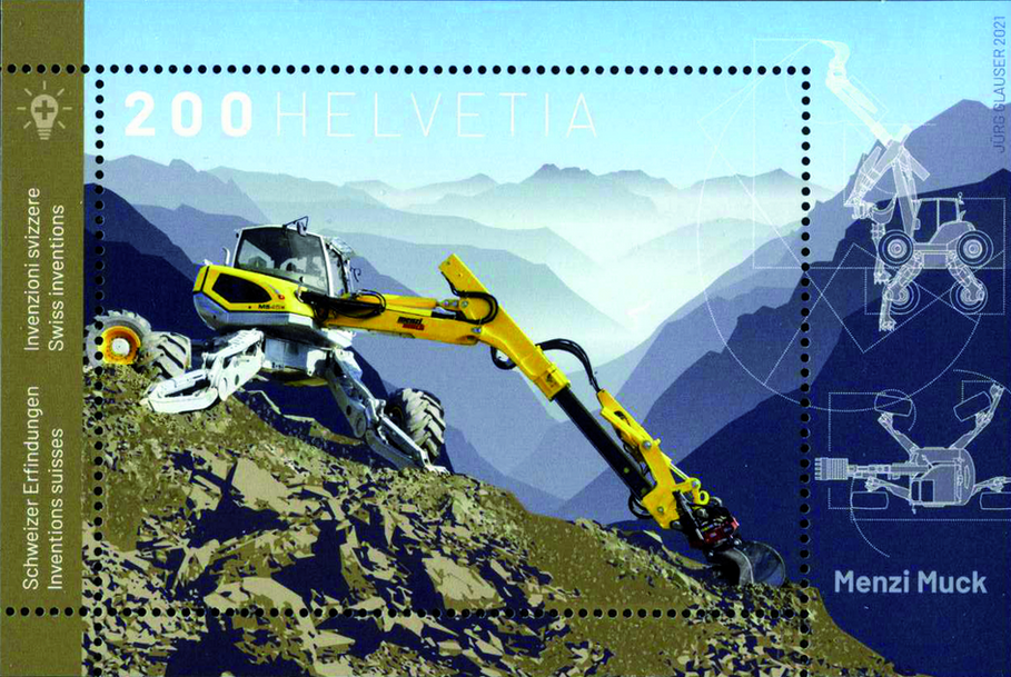 2021, Schweizer Erfindungen - Menzi Muck