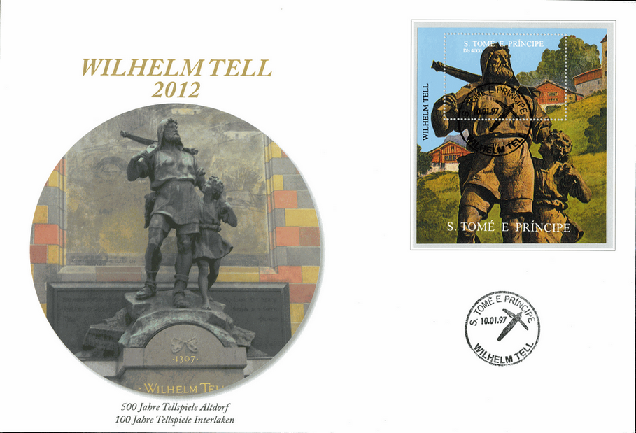 1997, Luxusbrief "100 Jahre Wilhelm Tell"