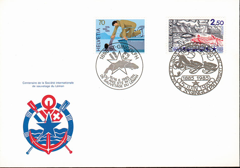 70 Rp. 100 J. Genfersee-Rettungsg.