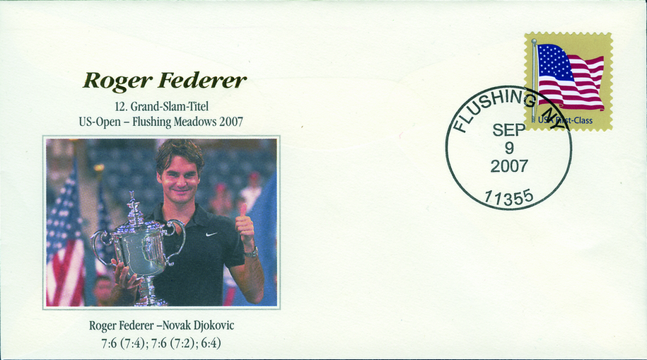 2007, Roger Federer &quot;Gewinner US Open&quot;