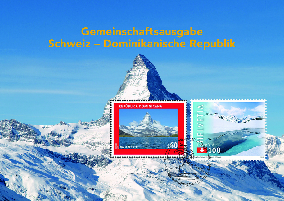 2016, Gemeinschaftsausgabe Schweiz-Dominikanischen Republik