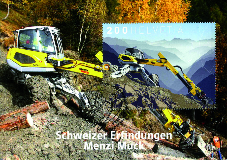 2021, Schweizer Erfindungen - Menzi Muck