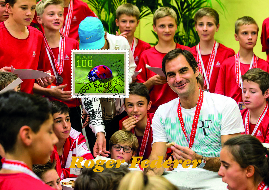2017, Roger Federer "Sieg Swiss Indoors"