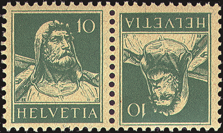 10+10 Rp. grün, sämisch