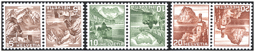 1948, Farbänderungen der Landschaftsbilder