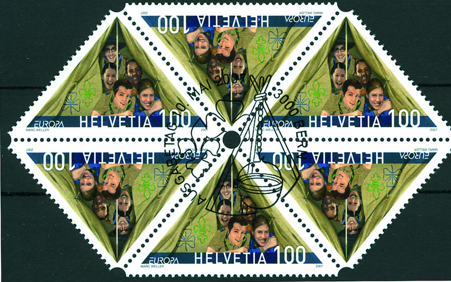 2007, Europa "100 Jahre Pfadibewegung"