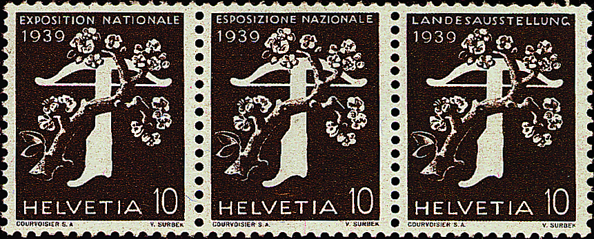 10+10+10 Rp. braungrau