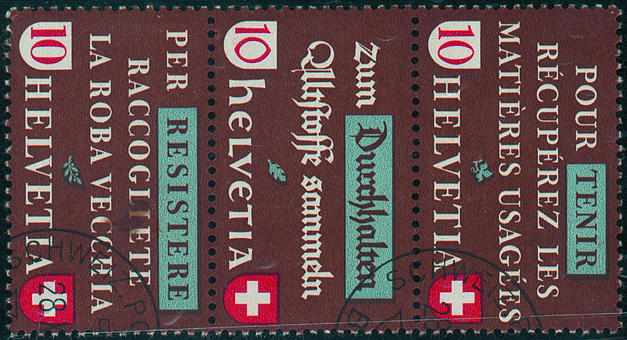 10+10+10 Rp. Tenir, Durchhalten, Resistere