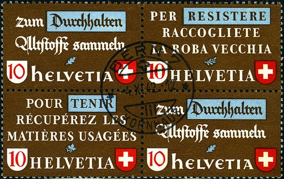 10 Rp. Durchhalten- Resistere, Tenir-Durchhalten