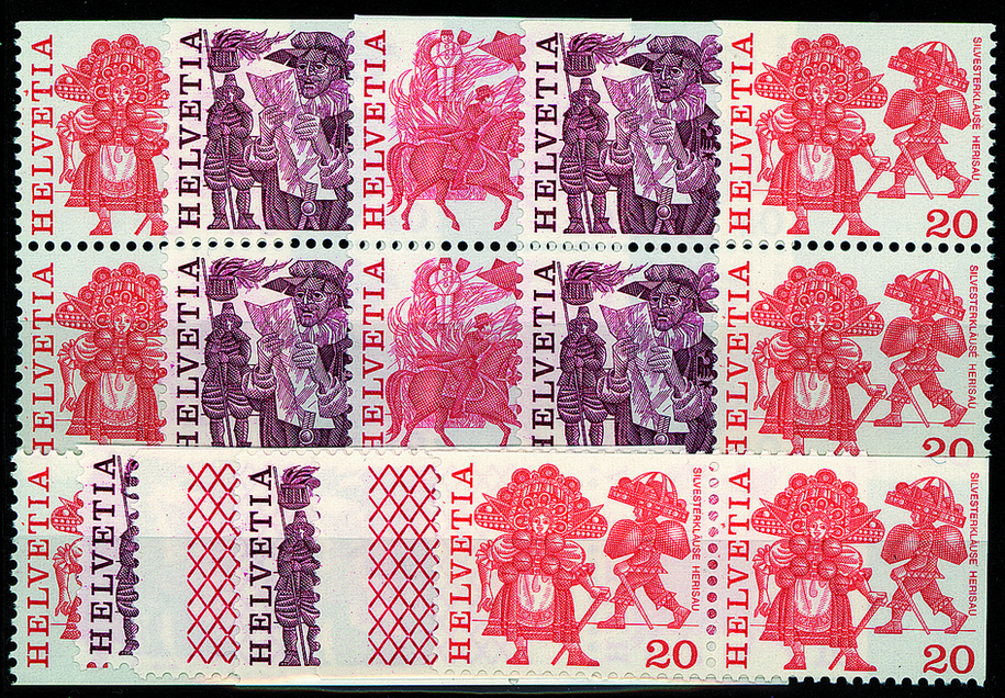 1979, Freimarken aus Heftchen