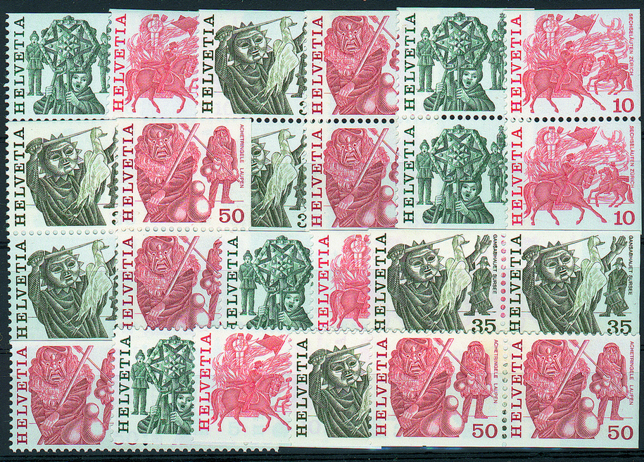 1979, Freimarken aus Heftchen