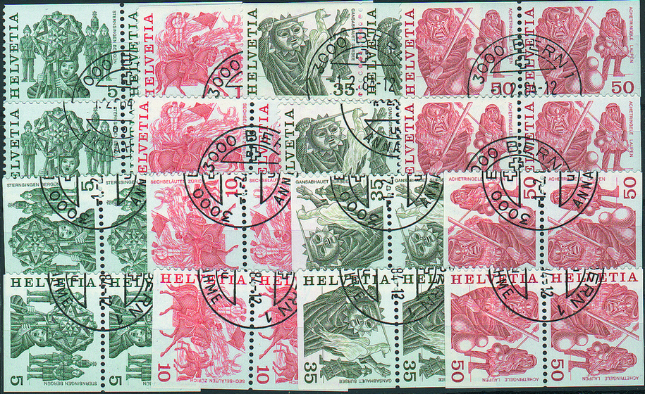 1979, Freimarken aus Heftchen