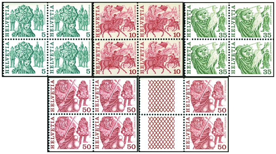 1979, Freimarken aus Heftchen