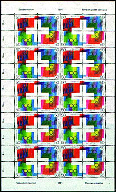 1991, 700 Jahre Eidgenossenschaft